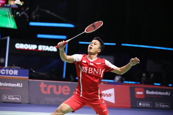 Thomas Cup 2022: 80 Menit Mencekam, Anthony Sinisuka Ginting Gilas Kento Momota - JPNN.COM