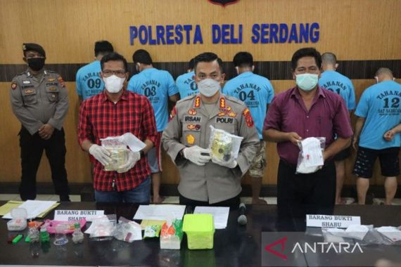 Polisi Tangkap 7 Pengedar Narkoba di Deli Serdang, Ada Inisial JP - JPNN.COM