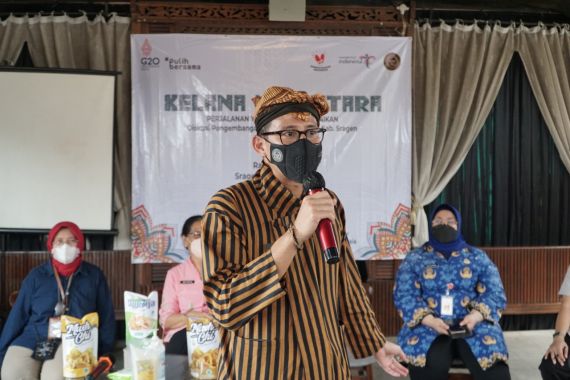 Membuka Kelana Nusantara di Sragen, Sandiaga Uno Mendorong Sektor Parekraf Menciptakan Lapangan Kerja - JPNN.COM