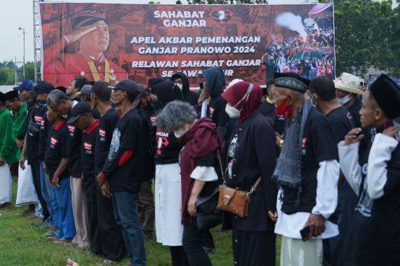 Gelar Apel Akbar, Sahabat Ganjar Unjuk Kekuatan di Jawa Timur - JPNN.COM