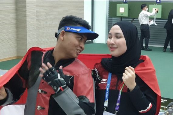 Romansa Fathur Gustafian-Dewi Laila, Sepasang Kekasih yang Sumbang Emas SEA Games 2021 - JPNN.COM