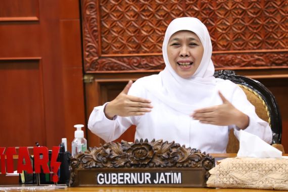 Pertumbuhan Ekonomi Jatim Moncer & Tertinggi di Pulau Jawa, Gubernur Khofifah: Alhamdulillah - JPNN.COM