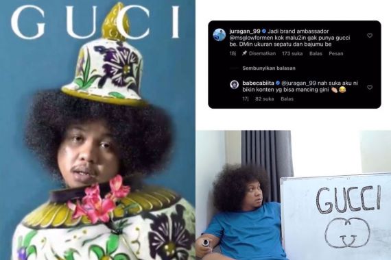 Ikutan Gucci Model Challenge, Babe Cabiita Bikin Malu Mas Gilang - JPNN.COM