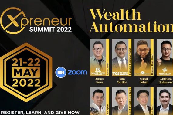Xpreneur Summit 2022 Bahas Wealth Automation dengan Pendapatan Pasif - JPNN.COM