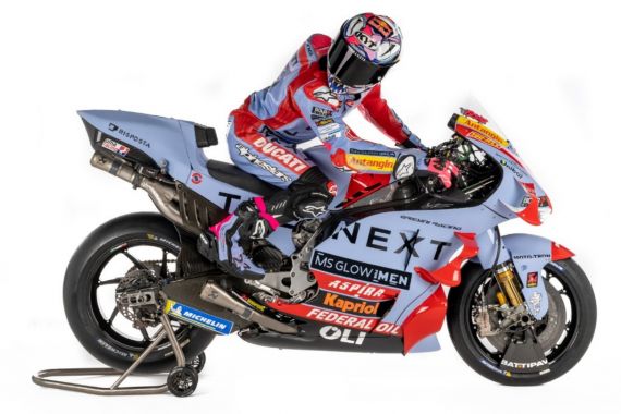 MS GLOW For Men Jadi Sponsor Tim MotoGP Balap Gresini - JPNN.COM