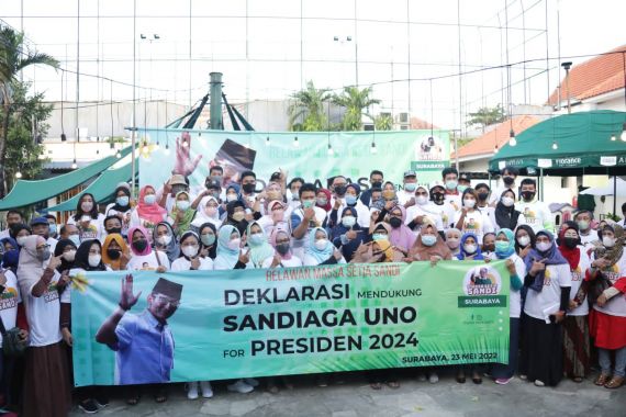 Sandiaga Dapat Dukungan dari Massa Setia Sandi Surabaya Untuk Maju di Pilpres 2024 - JPNN.COM
