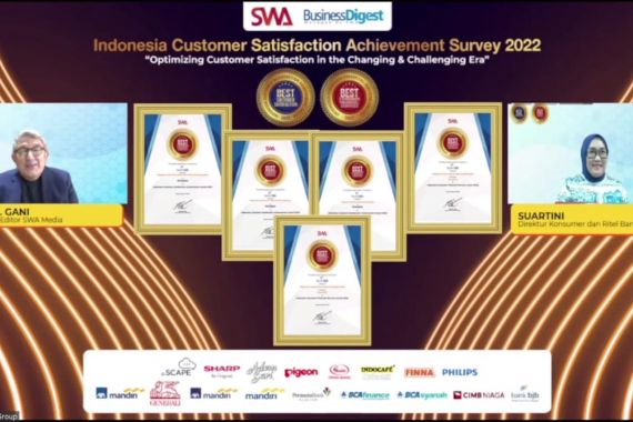 Bank bjb Raih Indonesia Consumer Financial Service Award 2022 - JPNN.COM