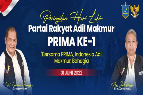 Peringati Harlah Ke-1 PRIMA, Ketum Agus Jabo Ajak Membangun Jati Diri Bangsa - JPNN.COM