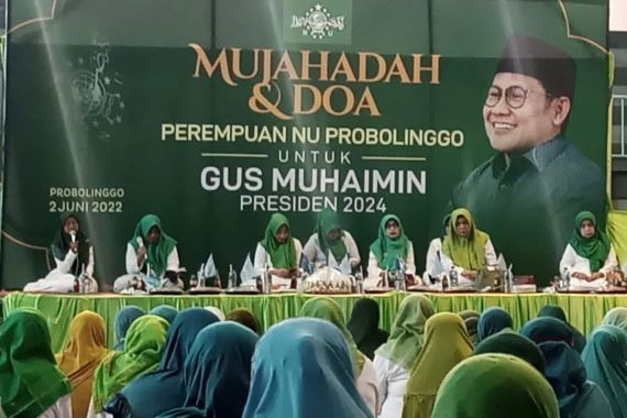 Begini Doa Perempuan NU Probolinggo Demi Gus Muhaimin Presiden 2024 - JPNN.COM