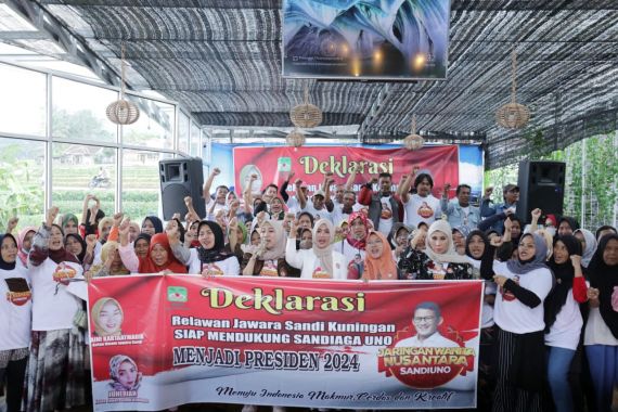 Jawara Kuningan Gelar Pelatihan Kuliner dan Dukung Sandiaga Uno Maju di Pilpres 2024 - JPNN.COM