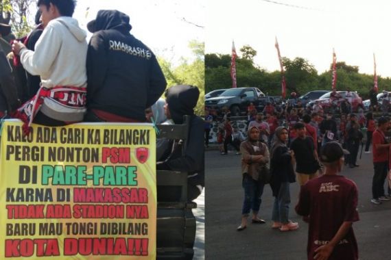 Suporter Sindir Kota Makassar Tak Punya Stadion, Jleb Banget Kalimatnya - JPNN.COM