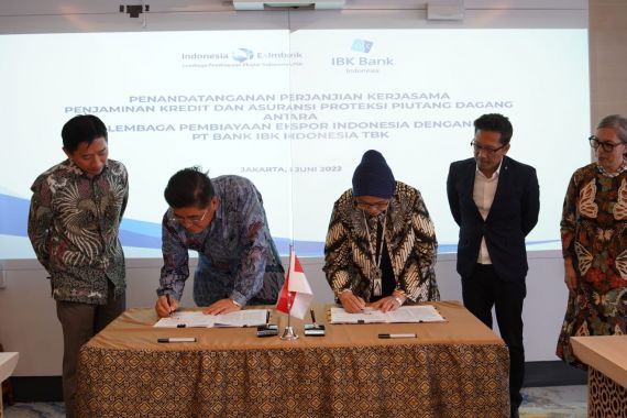 LPEI dan Bank IBK Indonesia Jalin Kerja sama Penjaminan & Asuransi Ekspor - JPNN.COM
