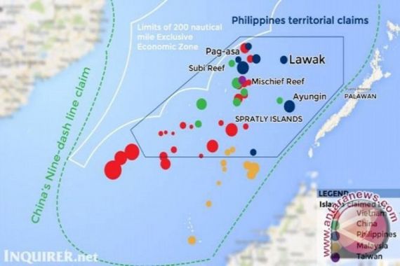China Klaim 90% LCS, Filipina: Semua Sudah Berakhir! - JPNN.COM