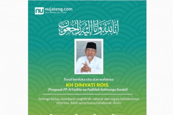 Dimyati Rois, Kiai Karismatik yang Rendah Hati, Tak Banyak Bicara - JPNN.COM