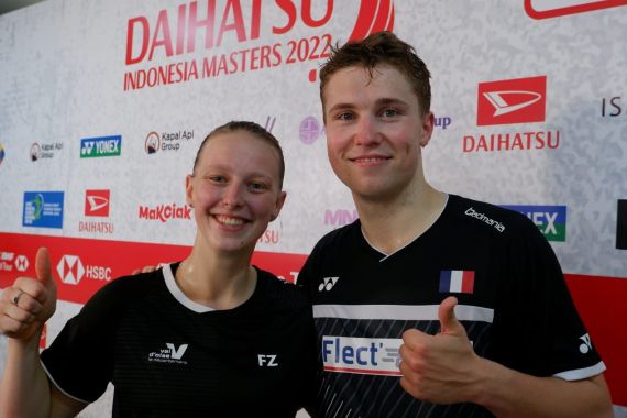 Indonesia Masters 2022: Thom Gicquel/Delphine Delrue Ukir Sejarah Baru Bagi Prancis - JPNN.COM