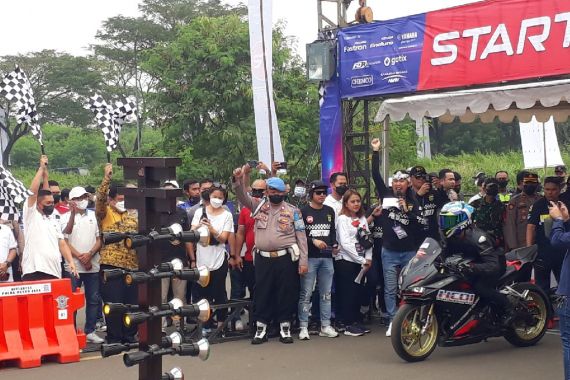 Resmikan Street Race di Bekasi, Irjen Fadil Punya Mimpi, Pak Anies Silakan Baca - JPNN.COM