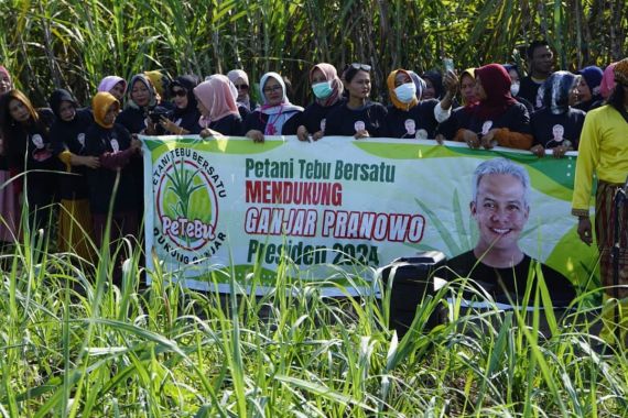 Ratusan Petani Tebu Sumsel Dukung Penuh Ganjar Pranowo di Pilpres - JPNN.COM