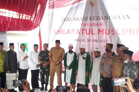 Khilafatul Muslimin Bekasi Raya Deklarasi Bertekad Mempertahankan NKRI - JPNN.COM