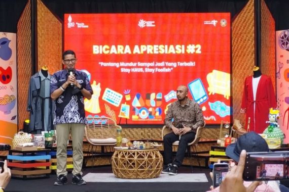 Menparekraf Sandiaga Uno Berbagi 3 Tips Kepada Pelaku UMKM di Cirebon - JPNN.COM