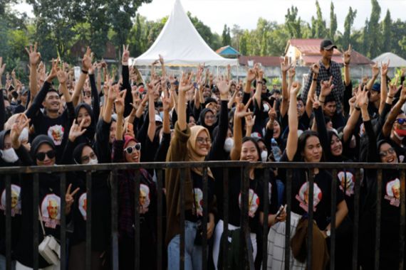 Ribuan Anak Muda Sumsel Memperkenalkan Sosok Ganjar Pranowo Lewat GMC Fun Fest - JPNN.COM