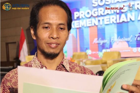 Program PTSL Kementerian ATR/BPN Permudah Pengurusan Sertifikat Tanah - JPNN.COM