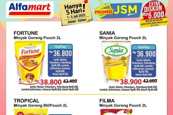 Promo JSM Alfamart, Ada Diskon Minyak Goreng, Mantap, Bun! - JPNN.COM