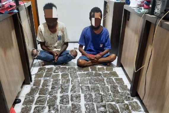 Polisi Bergerak, 2 Pria Membawa 2,8 Kg di Perbatasan RI-Papua Nugini Dibekuk - JPNN.COM