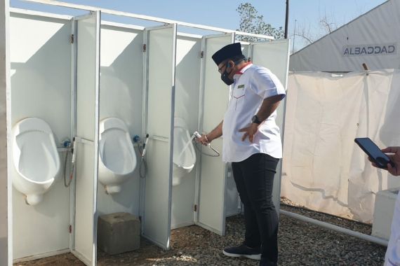 Menag Yaqut Lihat Tenda & Toilet di Arafah, Hatinya Langsung Plong - JPNN.COM