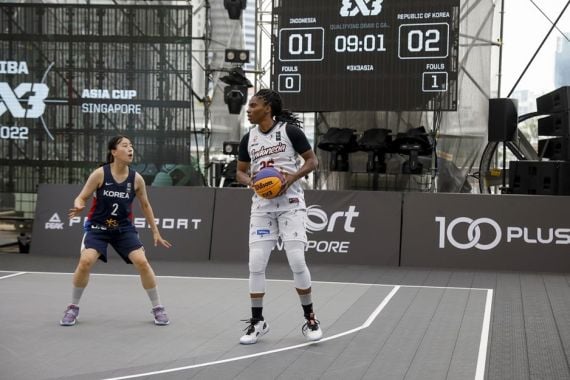 Timnas Basket 3x3 Putri Indonesia Raih Hasil Apik Lawan Korea Selatan - JPNN.COM