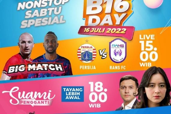 ANTV Hadirkan Tayangan Spesial Hari Ini, Ada Persija Jakarta Vs Rans Nusantara - JPNN.COM