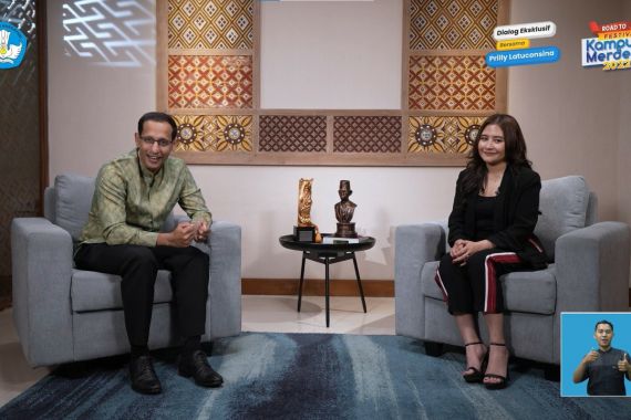 Mas Nadiem Bertanya Kepada Prilly Latuconsina soal Pengalaman Kuliah, Begini Jawabannya - JPNN.COM