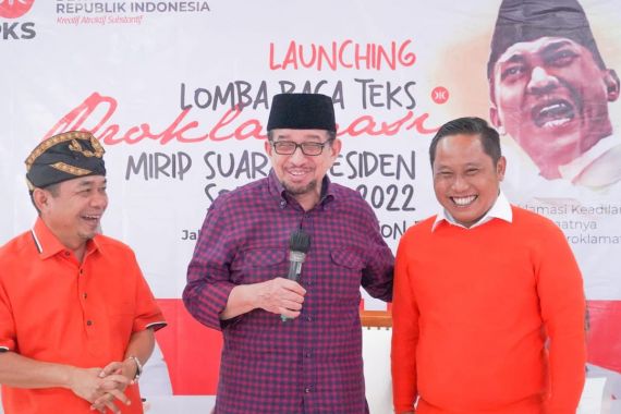 Fraksi PKS Launching Lomba Baca Teks Proklamasi Mirip Suara Bung Karno, Dr Salim Berpesan Begini - JPNN.COM