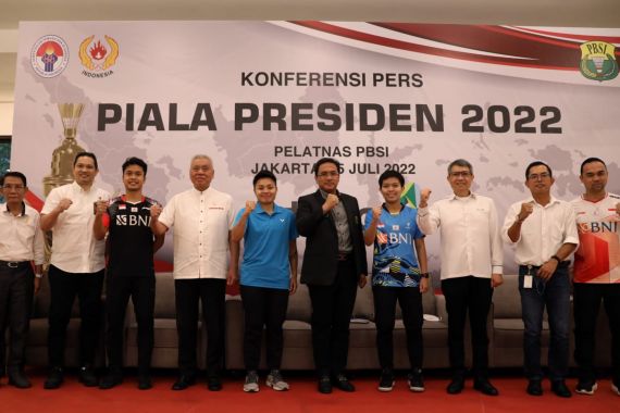 PBSI Menggelar Turnamen Bulu Tangkis Piala Presiden 2022 untuk Pertama Kali, Ini Jadwalnya - JPNN.COM