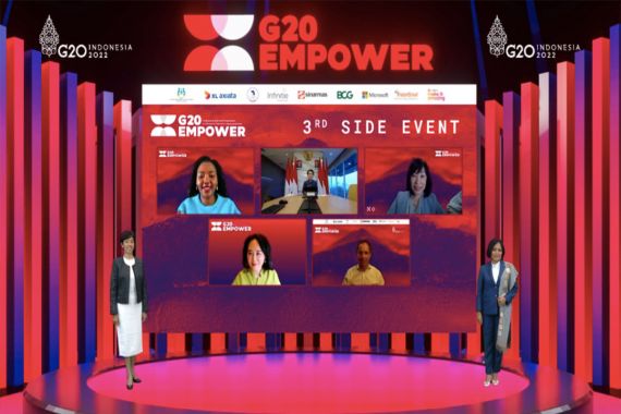 G20 Empower Membahas Pemberdayaan Perempuan dalam Teknologi Digitalisasi - JPNN.COM