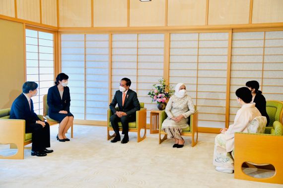 Jokowi dan Iriana Temui Kaisar serta Permaisuri Jepang, Lihat Ruangannya - JPNN.COM