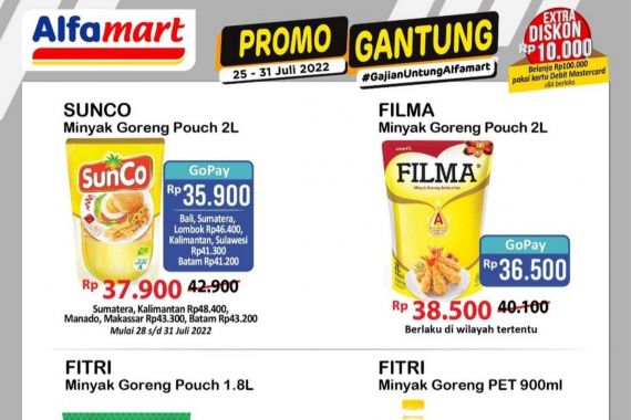 Promo JSM Alfamart, Banyak Potongan Harga, Minyak Goreng Murah Banget, Lumayan, Bun! - JPNN.COM