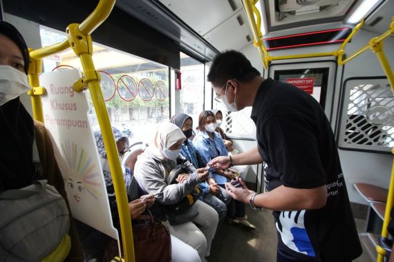 Transjakarta Kampanye Setop Pelecehan Seksual, Korban dan Saksi Diminta Berani Lapor - JPNN.COM