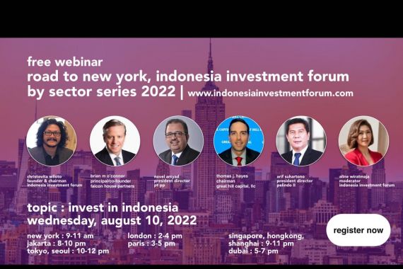 Road to New York, Indonesia Investment Forum Berlanjut, Ini Sasarannya - JPNN.COM