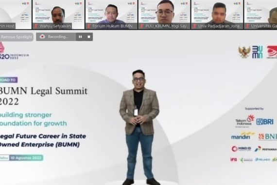 540 Mahasiswa Ikuti Road to BUMN Legal Summit 2022 - JPNN.COM