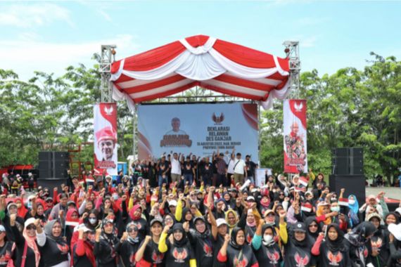5.000 Warga Bekasi Berkumpul, Deklarasikan Ganjar Pranowo untuk Pilpres 2024 - JPNN.COM