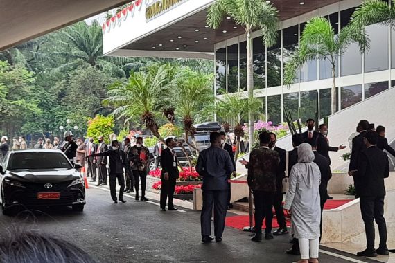 Begini Suasana Kompleks Parlemen Senayan Menjelang Sidang Tahunan MPR 2022 - JPNN.COM