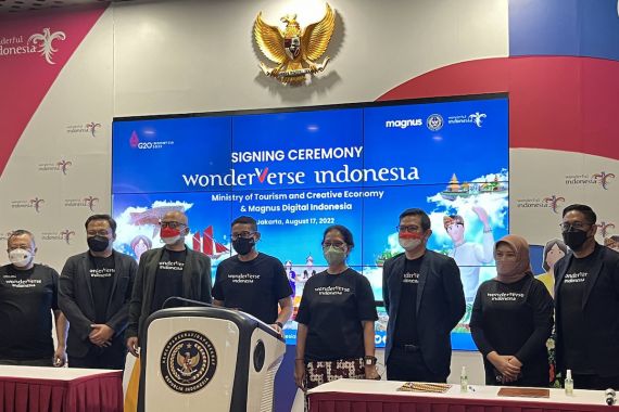 Kemenparekaf Menghadirkan WonderVerse Indonesia Mempromosikan Parekraf secara Digital - JPNN.COM