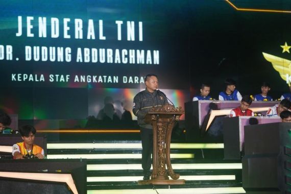 Begini Pesan Jenderal Dudung di Final Turnamen E-sports Piala Kasad 2022 - JPNN.COM