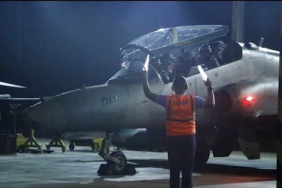 TNI AU Selidiki Penyebab Pesawat Tempur Tergelincir di Lanud Roesmin Nurjadin Pekanbaru - JPNN.COM