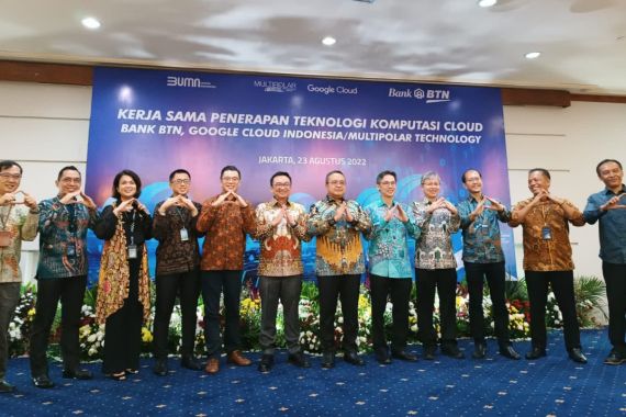 Genjot Inovasi Layanan, BTN Gandeng Google Cloud Indonesia dan Multipolar Technology - JPNN.COM