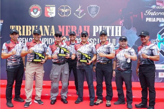 Bamsoet Bersama Para Jenderal TNI-Polri Raih Runner-up Kejuaraan Menembak, Selamat - JPNN.COM
