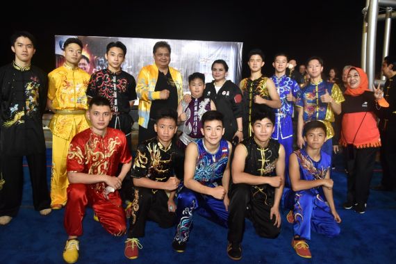 Airlangga Hartarto Punya Misi Khusus di Kejuaraan Wushu Junior Jakarta Open 2022 - JPNN.COM