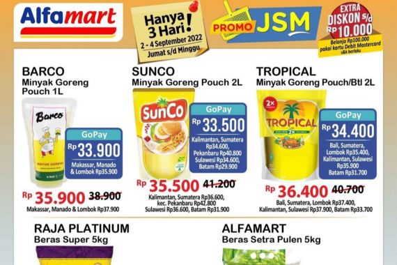 Promo JSM Alfamart, Akhir Pekan Banyak Potongan Harga, Lumayan, Bun! - JPNN.COM