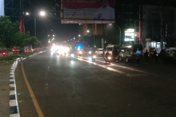 Demo Berakhir, Arus Lalu Lintas di Makassar Kembali Normal - JPNN.COM