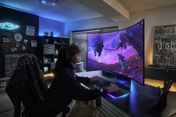 Samsung Odyssey Ark, Monitor yang Memiliki Tampilan Melengkung - JPNN.COM